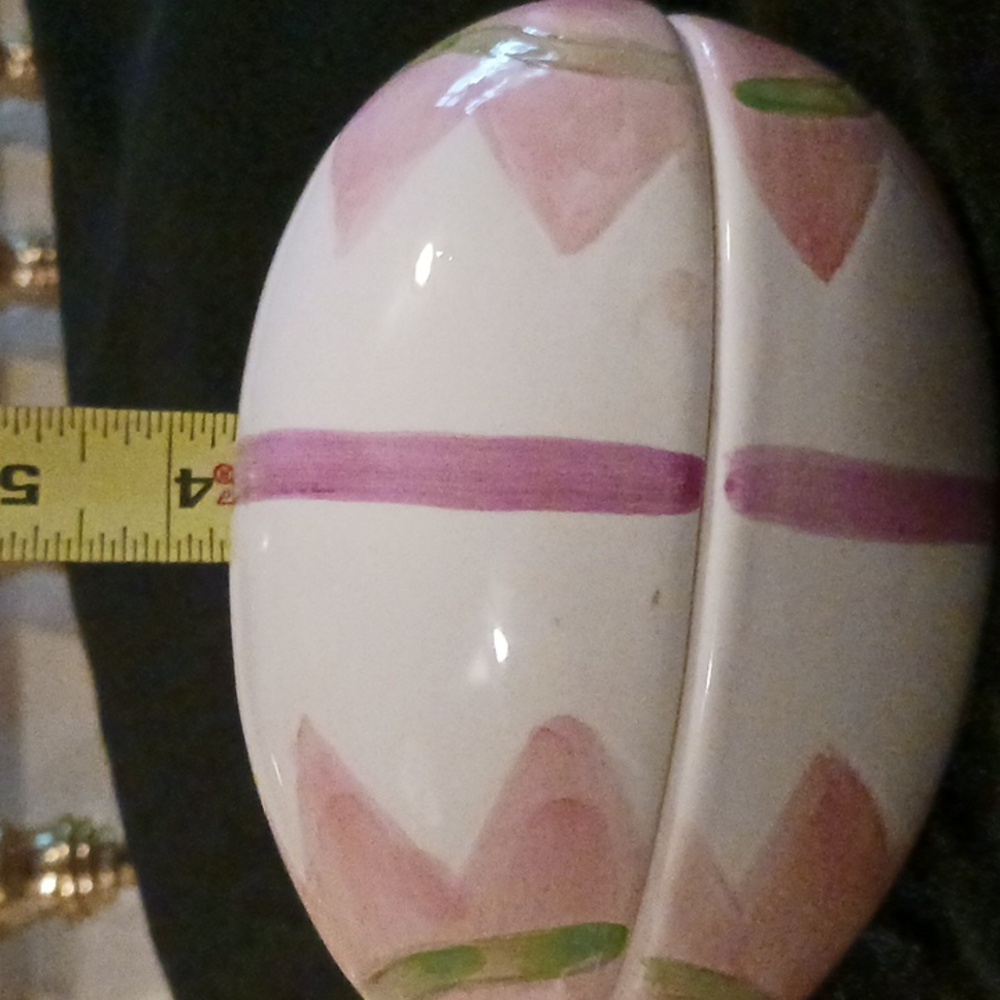 Painted Porcelain Egg Box - Picture 5 of 6